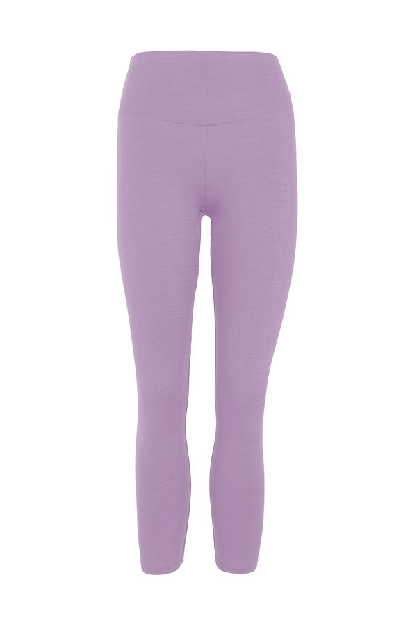 Dash and Stars Leggings crop lila morado/lila