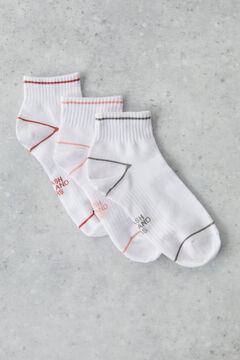 Dash and Stars Pack 3 calcetines cortos técnicos algodón estampado