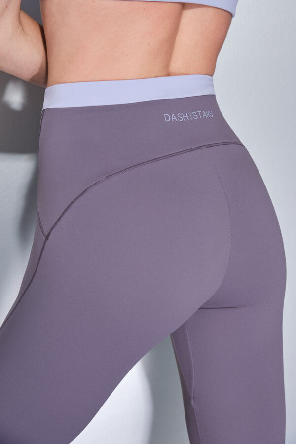 Dash and Stars Pantal&oacute;n legging azules cortos SOFT MOVE morado/lila