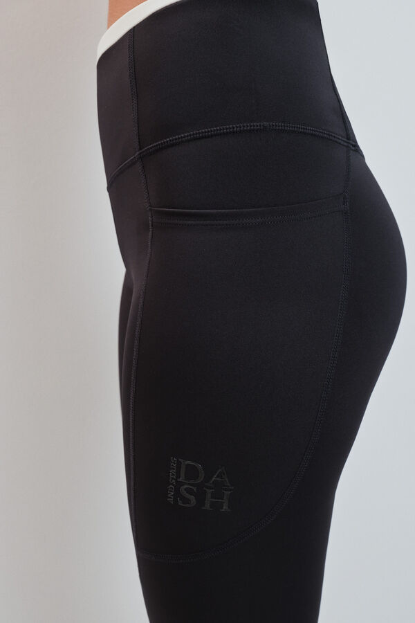Dash and Stars Leggings 4D STRETCH negro negro