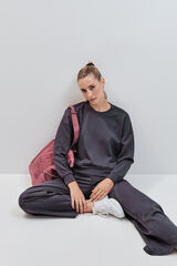 Dash and Stars Sudadera college de modal gris gris