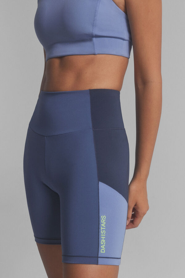 Dash and Stars Legging ciclista 4D STRETCH marengo gris