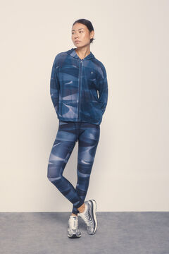Dash and Stars Chaqueta mesh tejido técnico ligero  azul