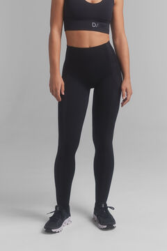 Dash and Stars Leggings negros Seamless Fit negro