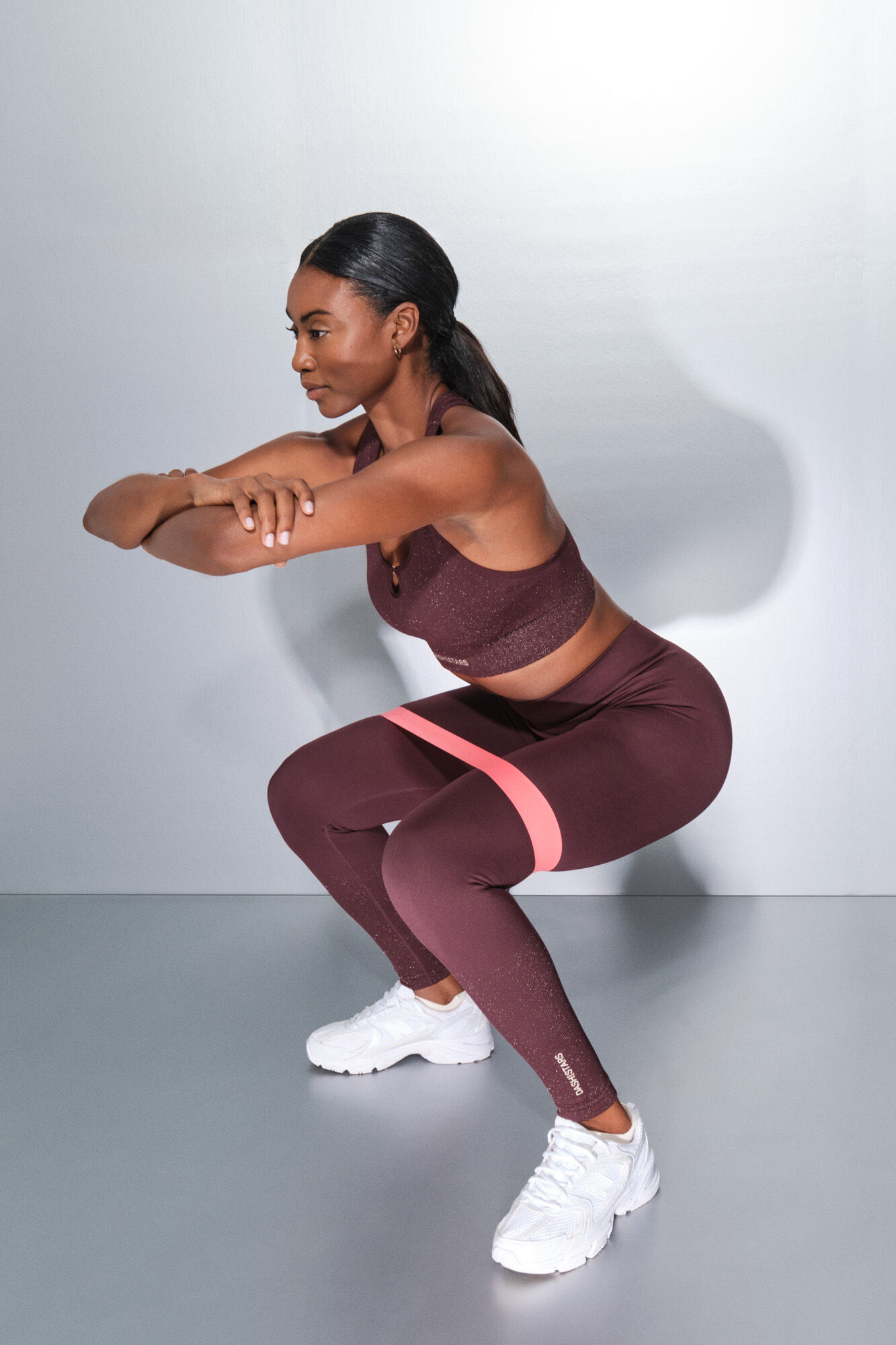 Dash and Stars Pantal&oacute;n legging morados SEAMLESS COMFORT