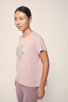 Dash and Stars Camiseta extra suave modal rosa rosa
