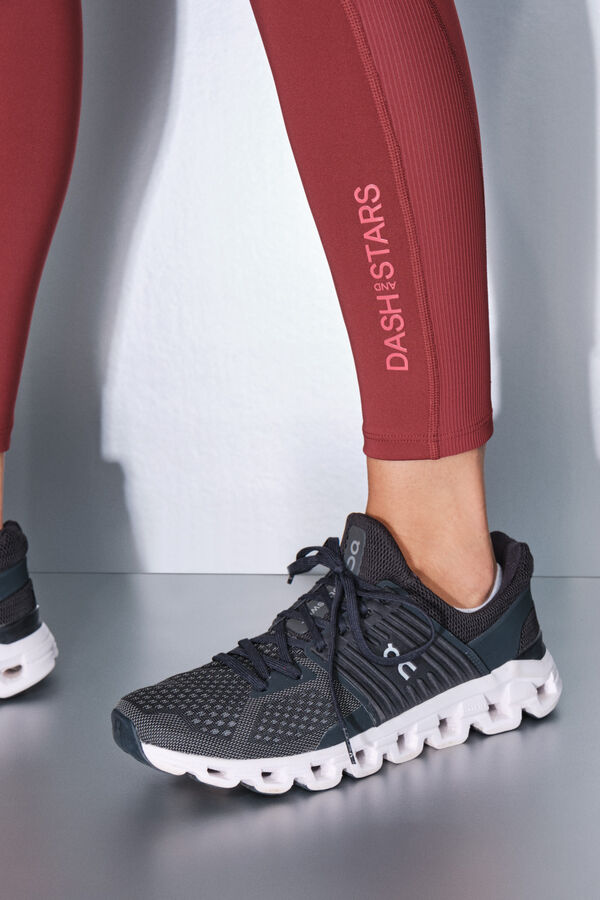 Dash and Stars Pantal&oacute;n legging tobilleros color granate 4D STRETCH burdeos