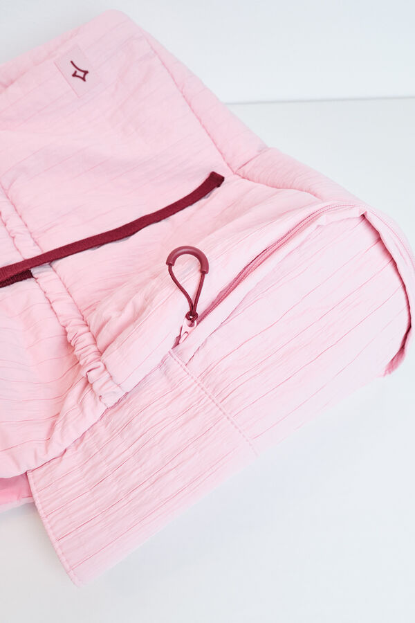 Dash and Stars Bolsa deportiva de nylon rosa rosa