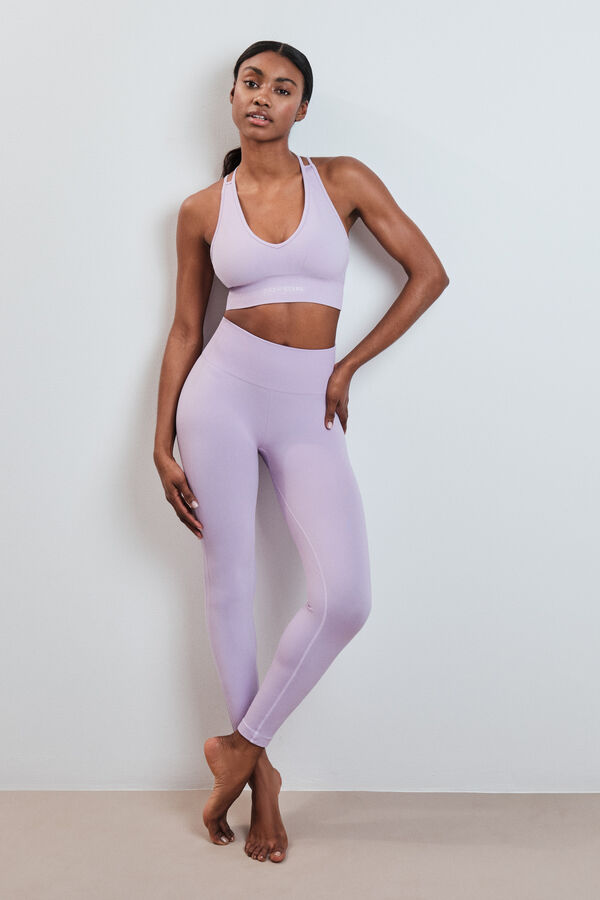Dash and Stars Brasier deportivo SEAMLESS COMFORT lila morado/lila