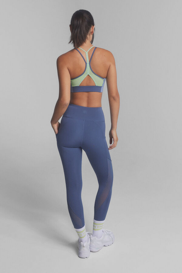 Dash and Stars Legging 4D STRETCH tobillero azul azul
