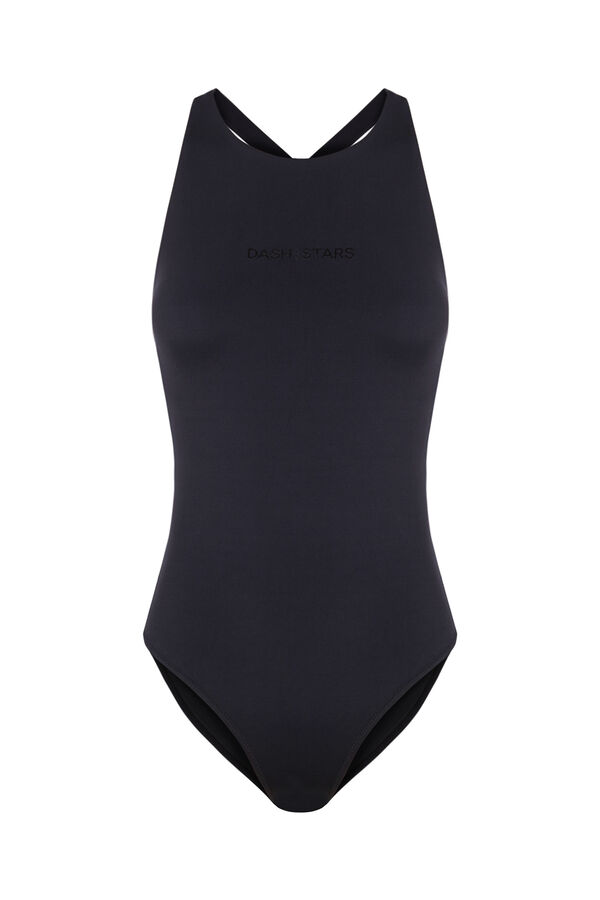 Dash and Stars Traje de baño deportivo negro Quick Dry negro