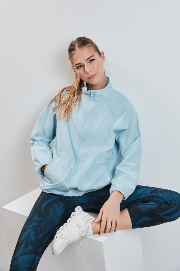 Dash and Stars Chamarra rompevientos azul azul