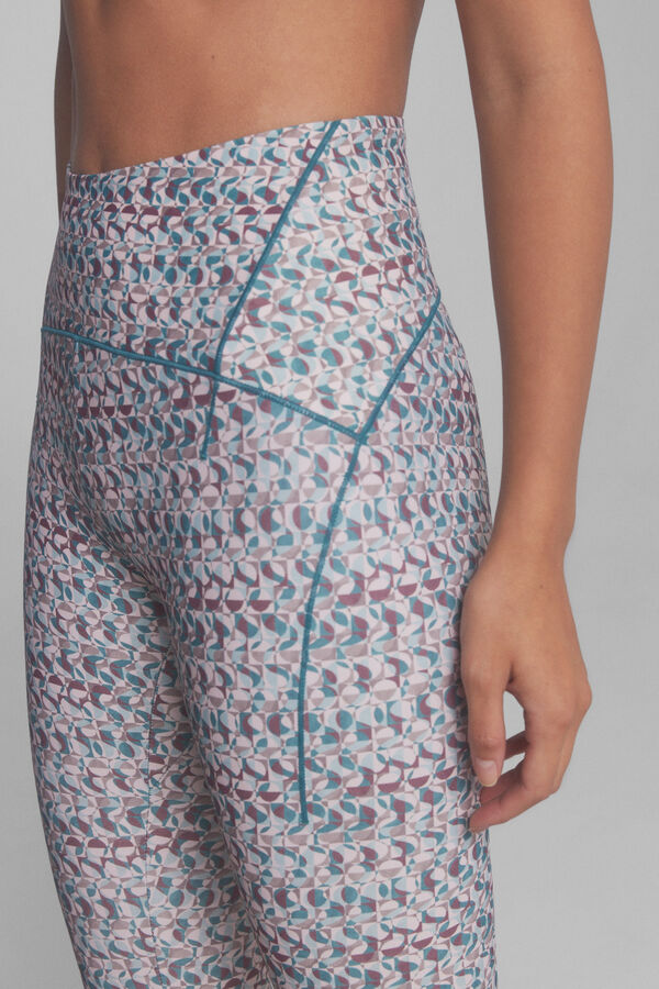 Dash and Stars Leggings SOFT MOVE crop estampado multicolor estampado
