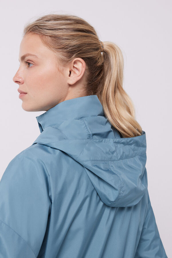 Dash and Stars Trench water-repellent verde verde