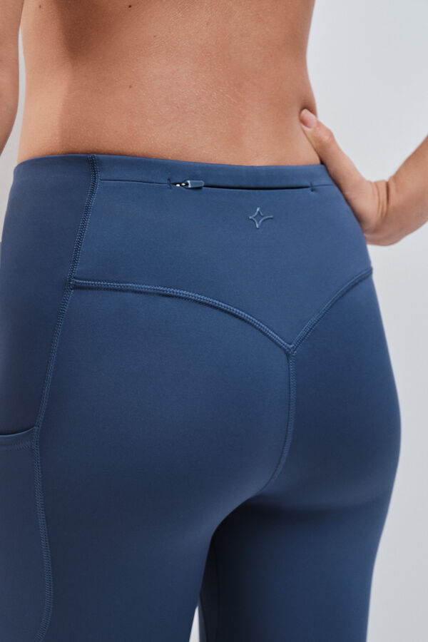 Dash and Stars Legging pirata 4D STRETCH azul azul
