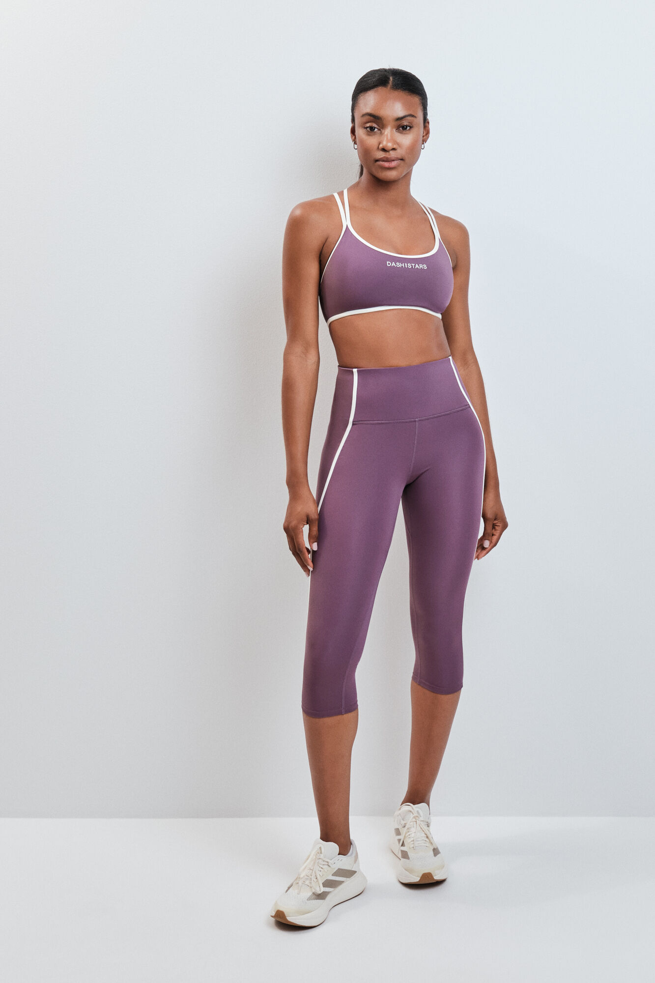 Dash and Stars Legging pirata 4D STRETCH granate