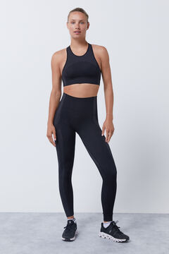 Dash and Stars Sujetador deportivo negro Seamless Fit negro