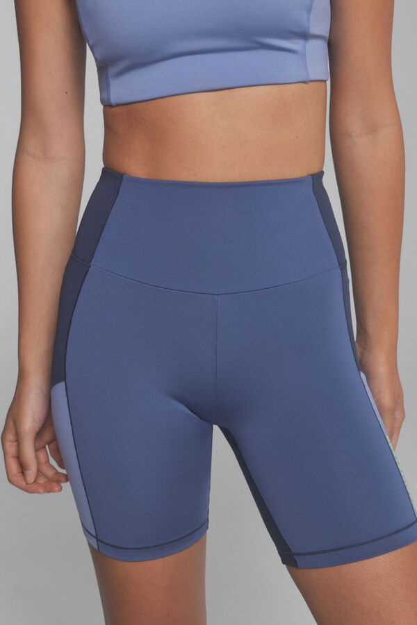 Dash and Stars Legging ciclista 4D STRETCH marengo gris