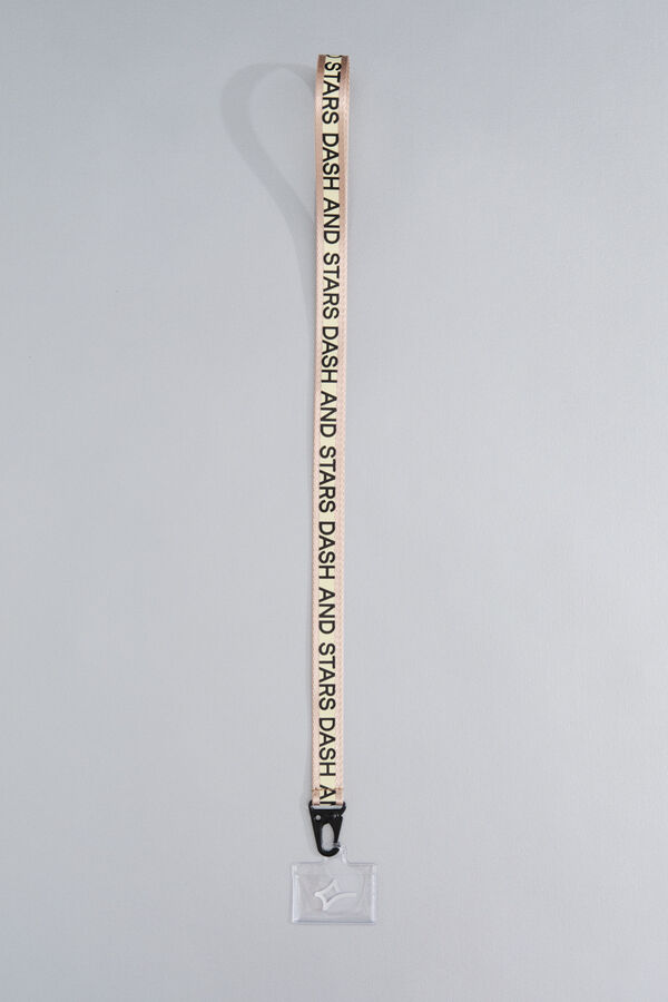 Dash and Stars Cinta para colgar móviles nude