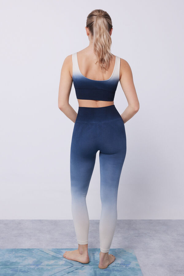 Dash and Stars Leggings degradado azul Seamless Comfort  azul