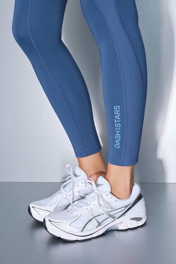 Dash and Stars Pantalón legging azules tobilleros 4D STRETCH azul