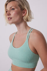 Dash and Stars Brasier deportivo menta Seamless Comfort verde