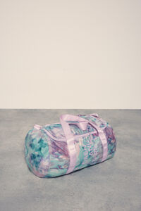 Dash and Stars Bolsa deporte packable nylon print verde
