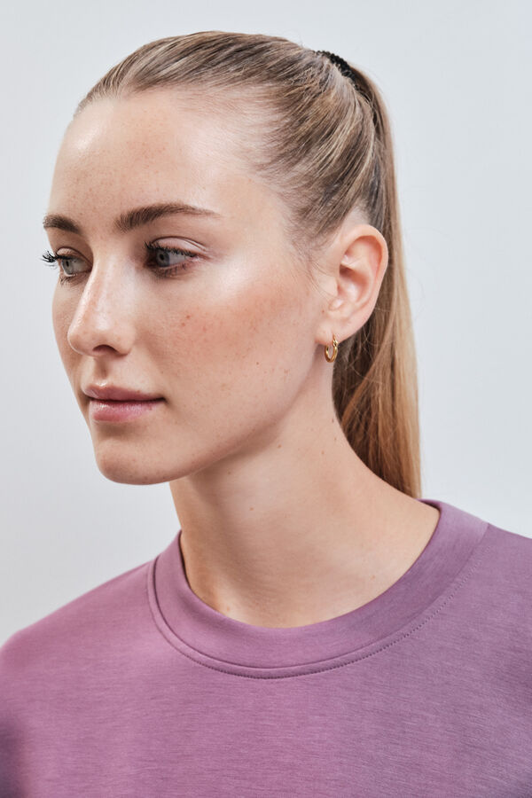 Dash and Stars Sudadera college de modal granate morado/lila