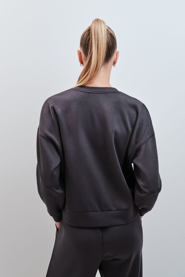 Dash and Stars Sudadera college de modal gris gris