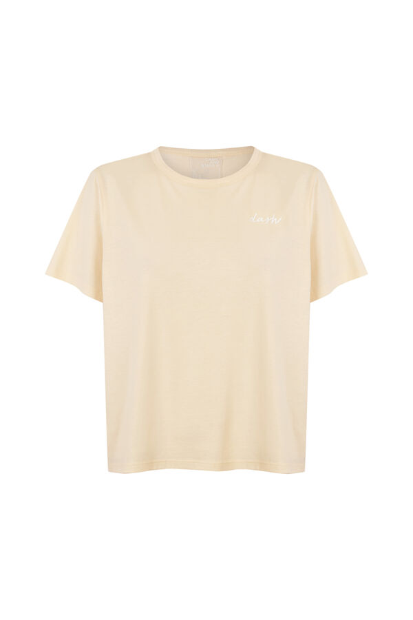 Dash and Stars Playera manga corta extra suave amarilla amarillo