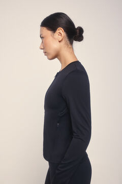 Dash and Stars Chaqueta entallada cremallera negro negro