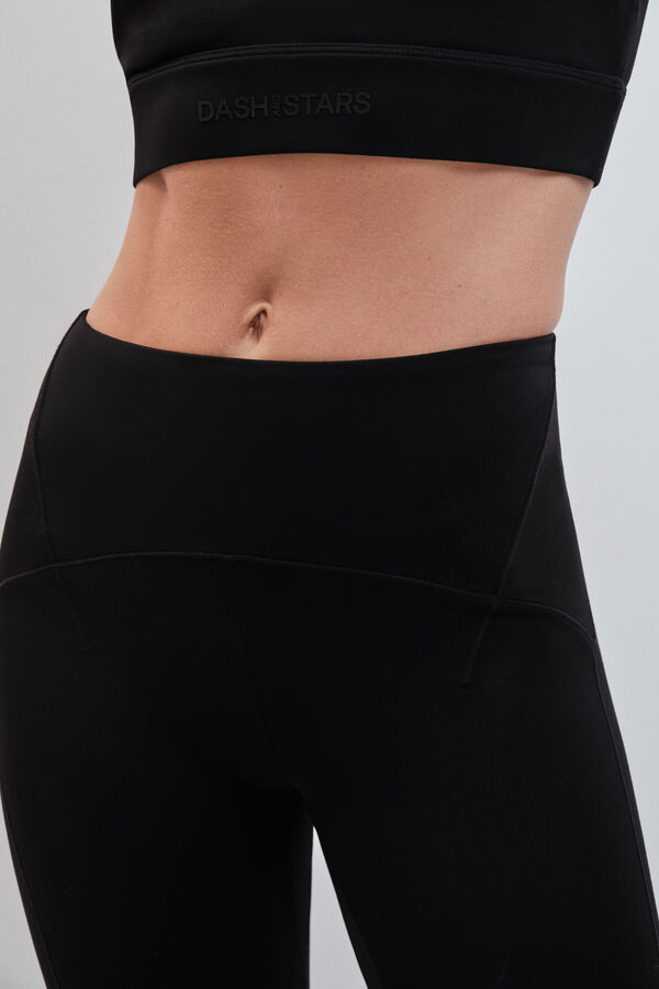 Dash and Stars Legging largo SOFT MOVE negro negro