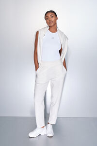 Dash and Stars Pantalón jogger blanco