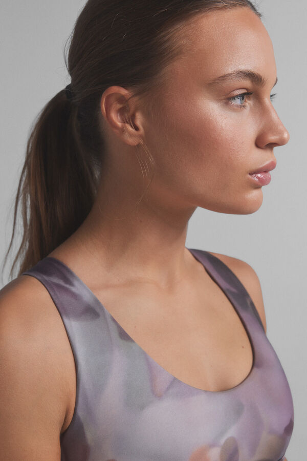 Dash and Stars Brasier deportivo 4D STRETCH multicolor estampado