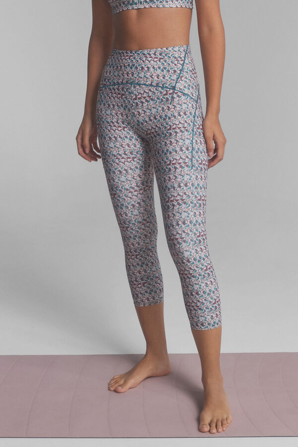Dash and Stars Leggings SOFT MOVE crop estampado multicolor estampado