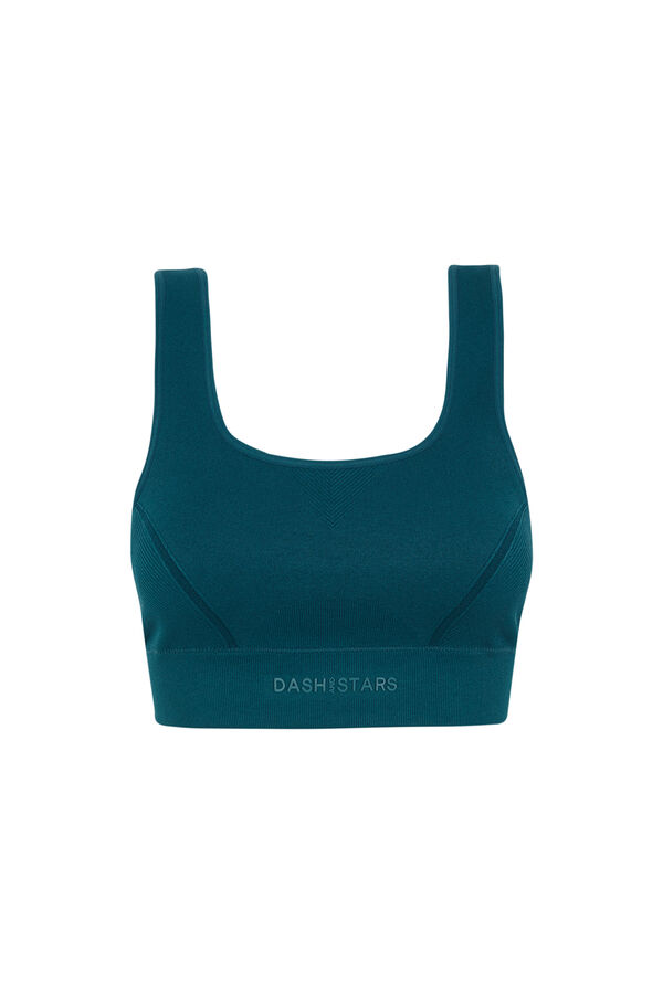 Dash and Stars Sujetador deportivo SEAMLESS COMFORT verde oscuro verde