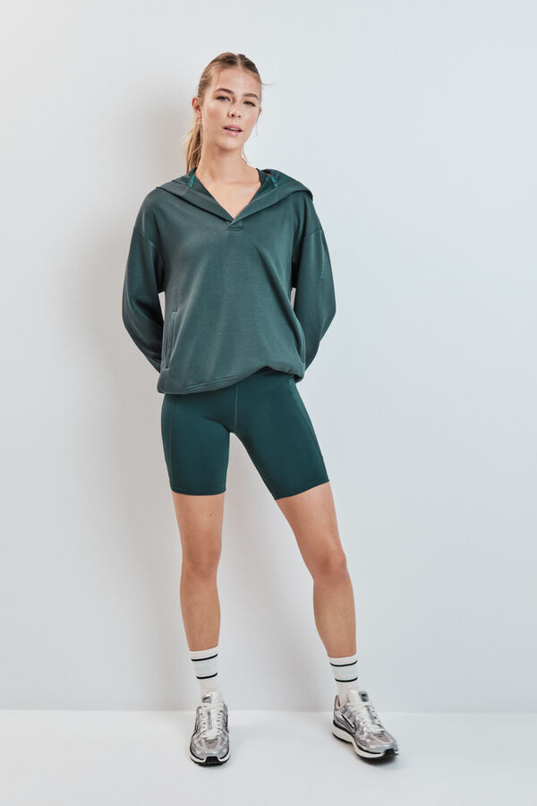 Dash and Stars Leggings ciclista 4D STRETCH verde verde