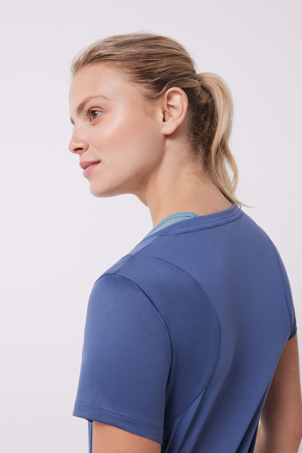 Dash and Stars Camiseta transpirable azul azul