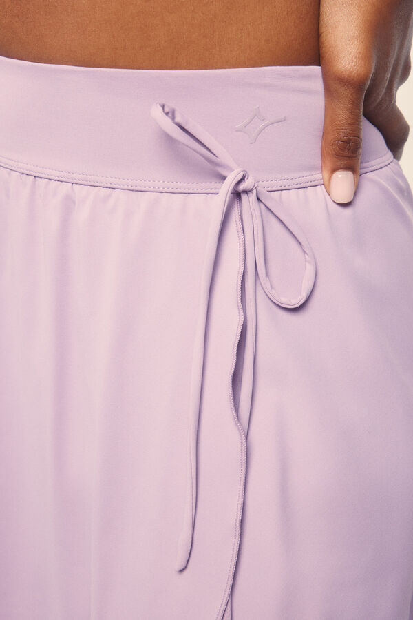 Dash and Stars Falda microfibra lila malla interior morado/lila