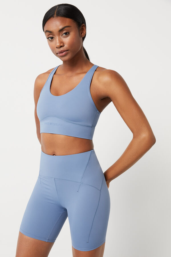 Dash and Stars Sujetador deportivo azul Soft Move azul