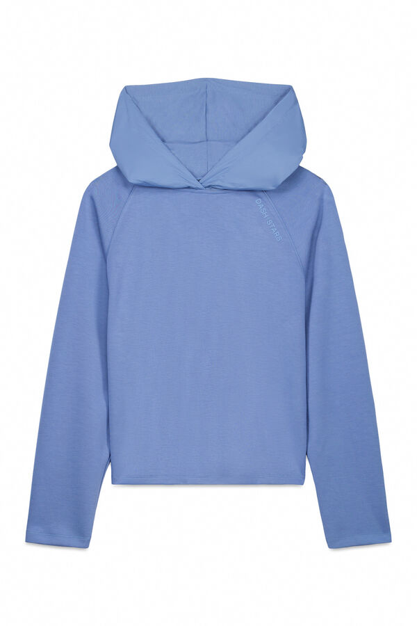 Dash and Stars Sudadera azul de soft touch azul