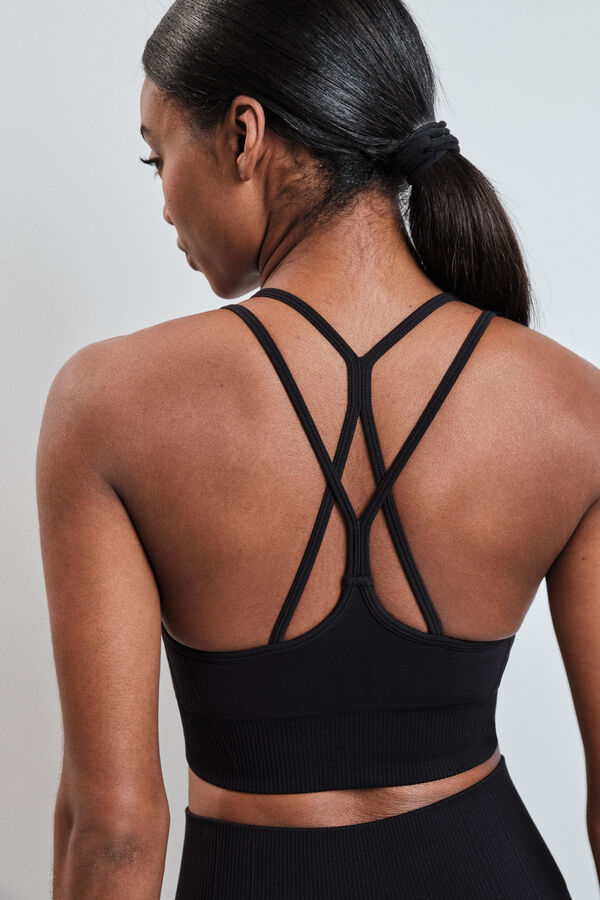 Dash and Stars Brasier deportivo SEAMLESS COMFORT negro negro