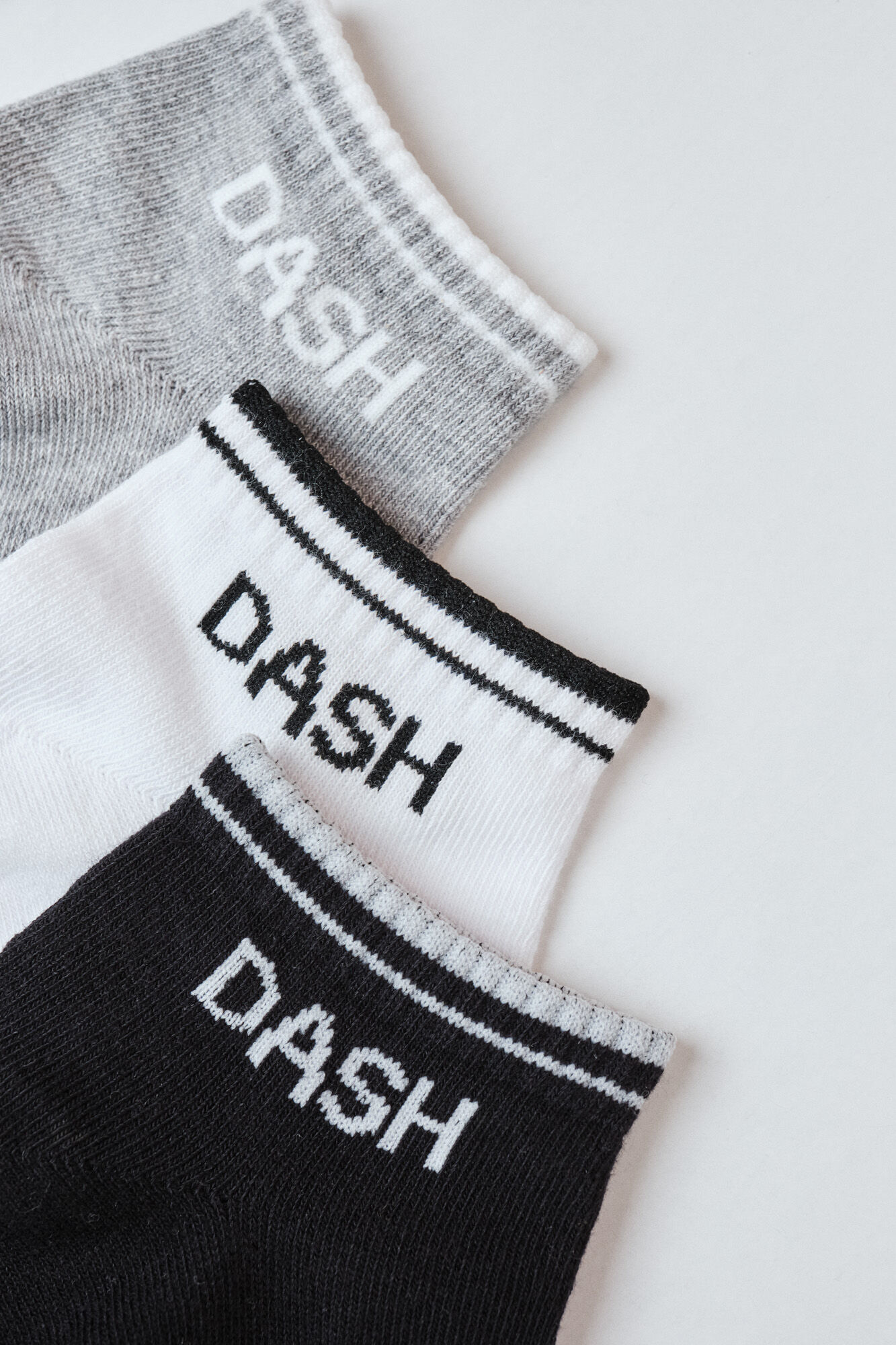 Dash and Stars Pack de 3 calcetines cortos de algod&oacute;n