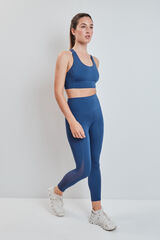 Dash and Stars Leggings 4D STRETCH capri azul azul