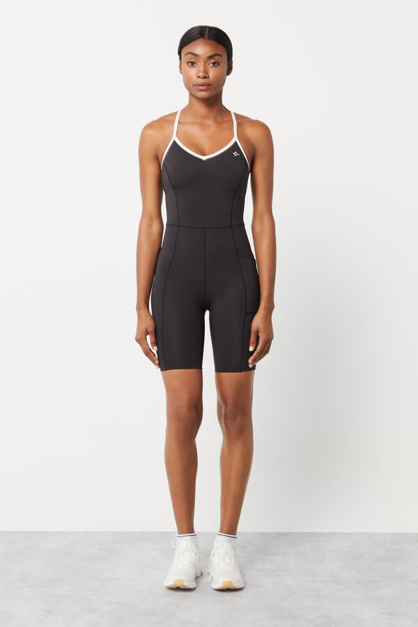 Dash and Stars Mono corto 4D Stretch negro