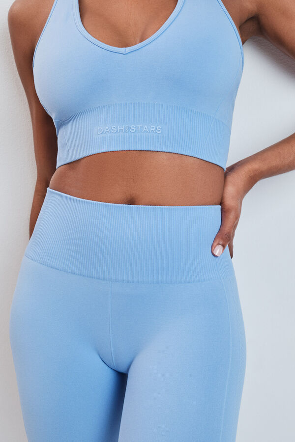 Dash and Stars Leggings largos SEAMLESS COMFORT azul azul