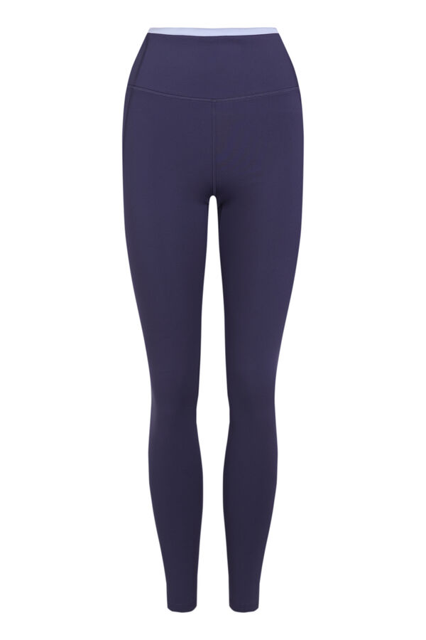 Dash and Stars Leggings 4D STRETCH gris oscuro azul