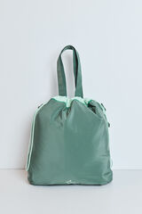Dash and Stars Bolsa tote acolchada de nylon verde