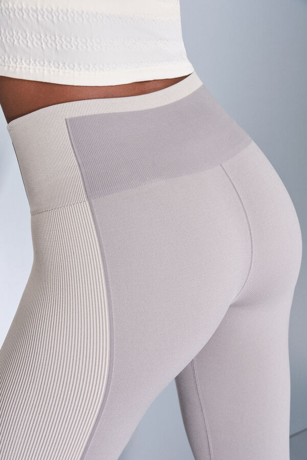 Dash and Stars Pantal&oacute;n legging largos gris SEAMLESS COMFORT gris