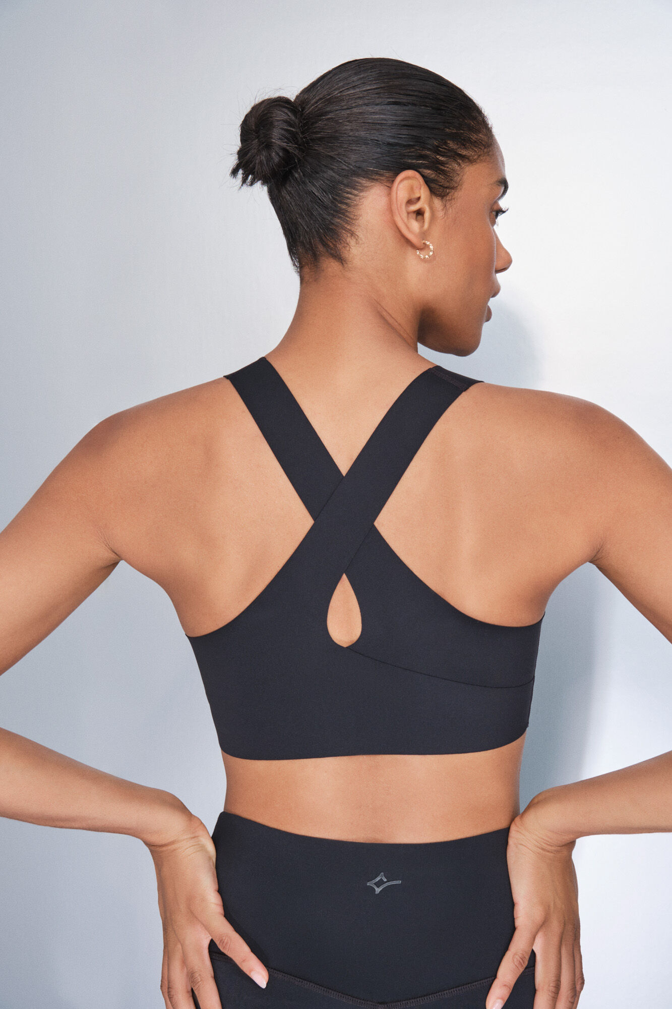 Dash and Stars Brasier deportivo negro COMPRESSIVE